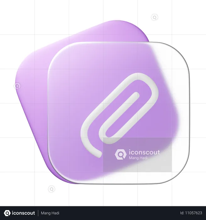 Attachment  3D Icon