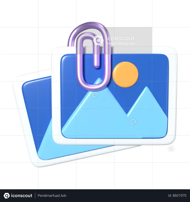 Attachment  3D Icon
