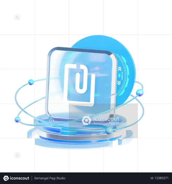 Attachment  3D Icon