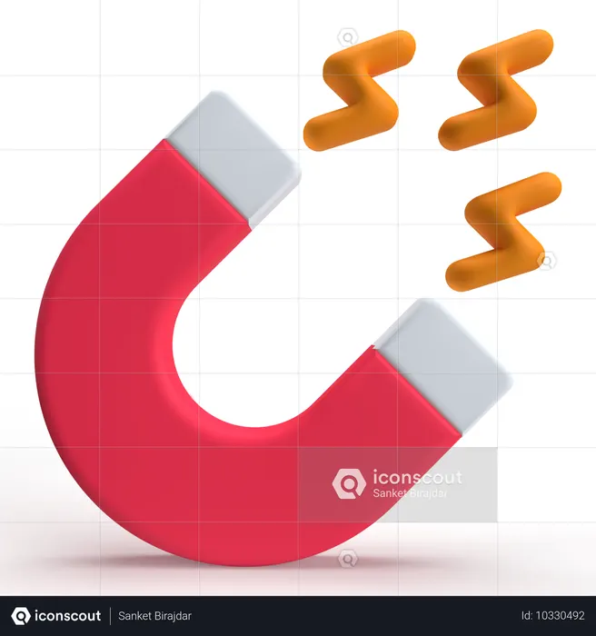 Attracting  3D Icon
