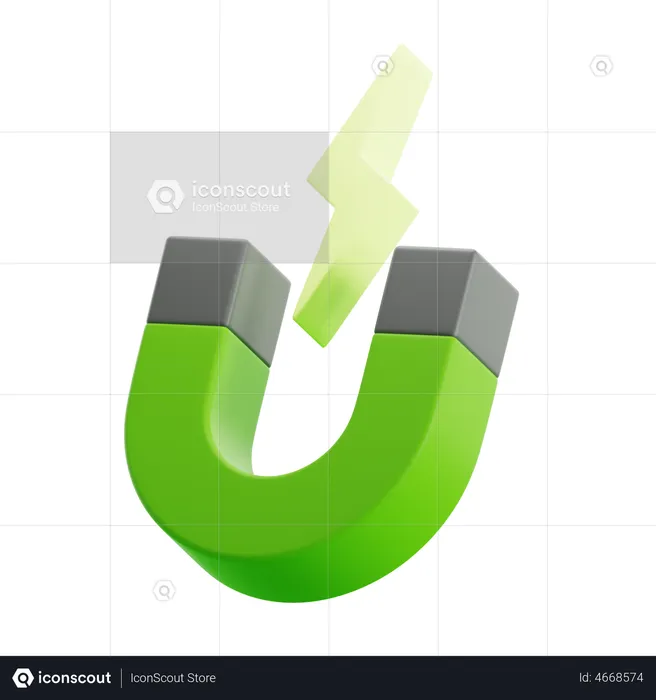 Attraction Power  3D Icon