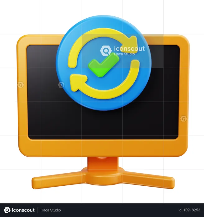 Atualização de software  3D Icon