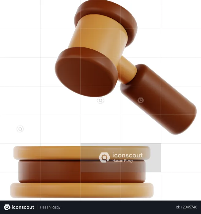 Auction  3D Icon