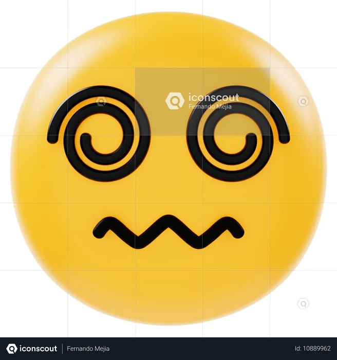 Aucune expression Emoji 3D Icon