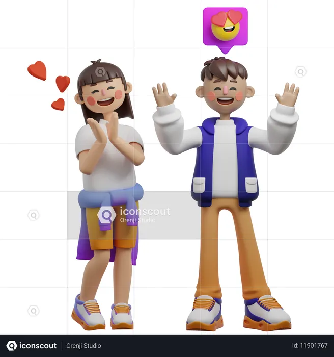 Audience Reactions  3D Illustration