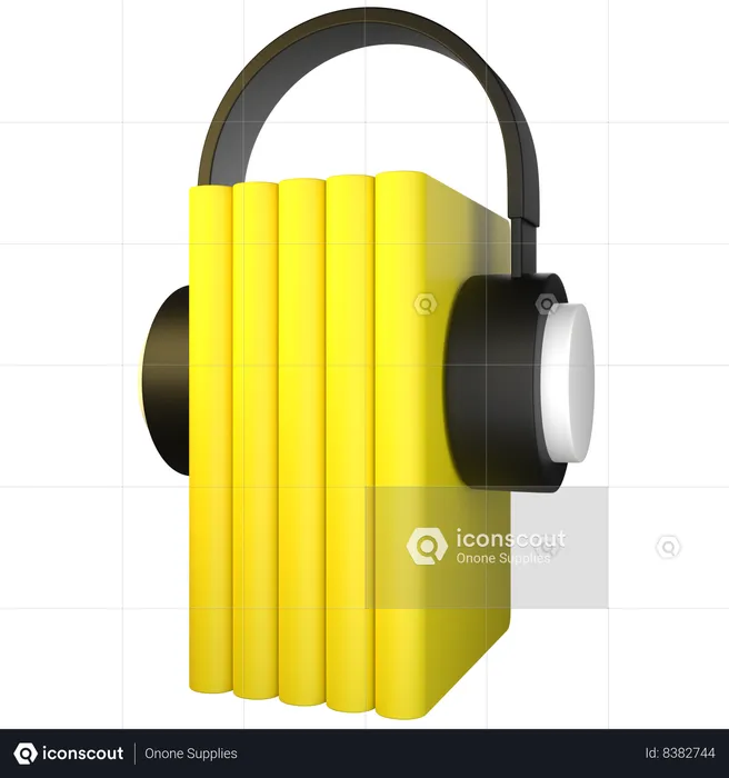 Audio Book  3D Icon