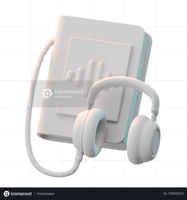 Audio Book  3D Icon