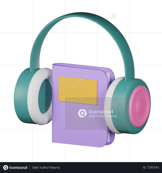 Audio Book  3D Icon