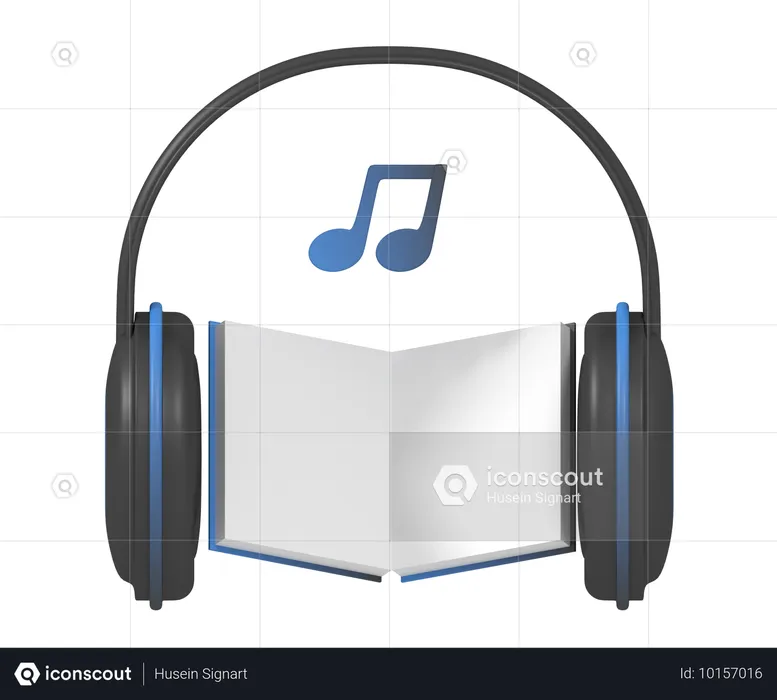 Audio Book  3D Icon