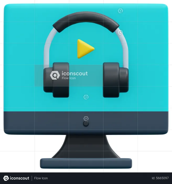 Audio Course  3D Icon