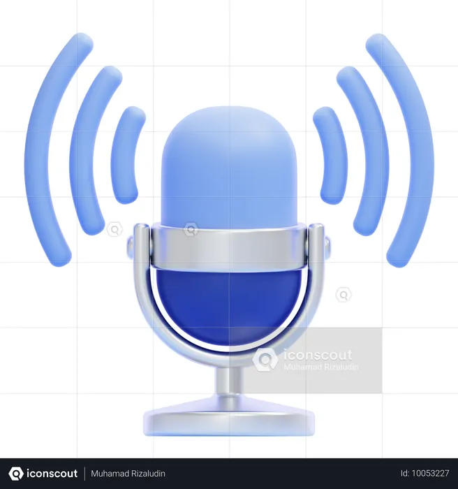 Audio-Inhalte  3D Icon