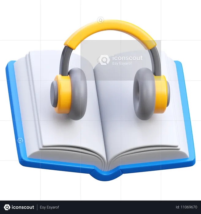 Áudio-livro  3D Icon