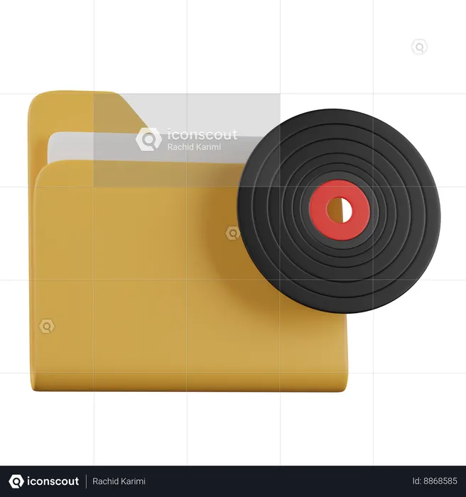 Audio Player  3D Icon