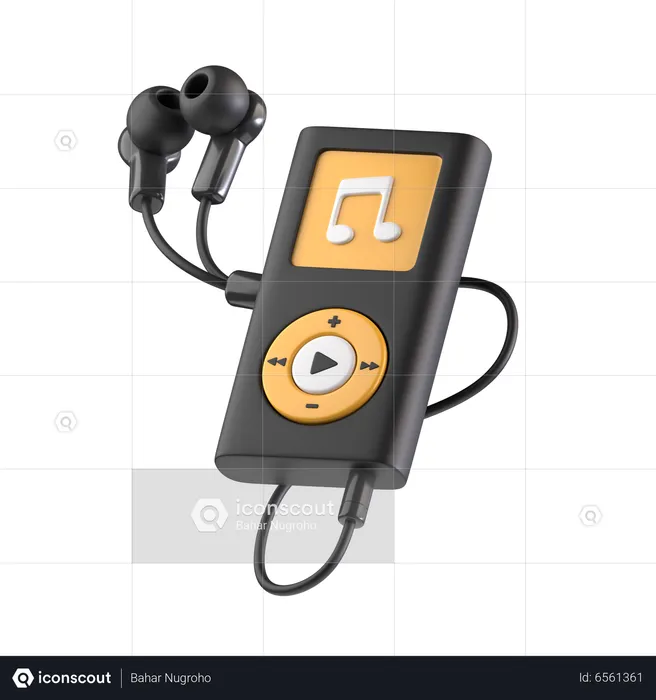 Audio Player  3D Icon