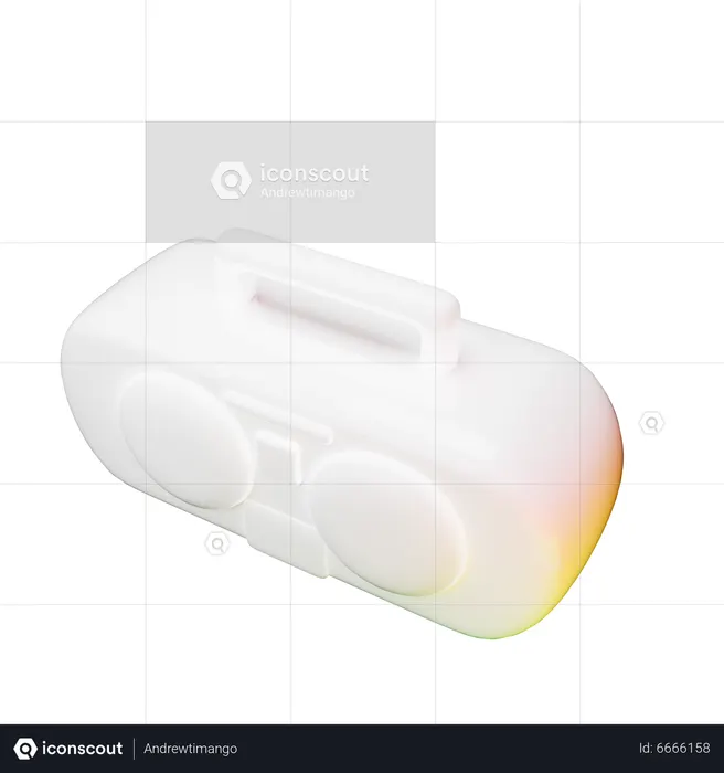 Audio System  3D Icon