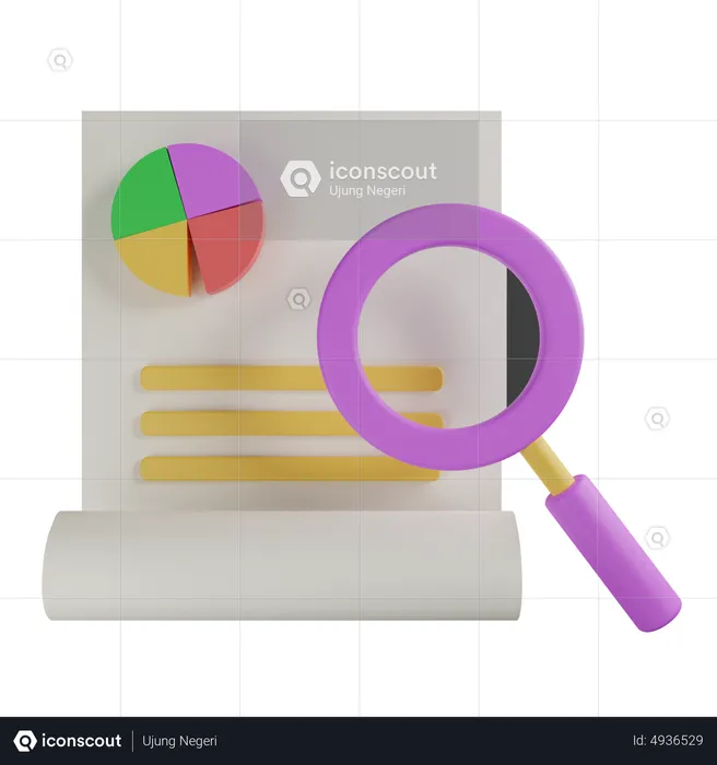Audit Research  3D Icon