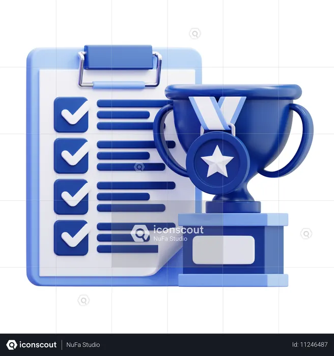 Aufgabe erledigt  3D Icon