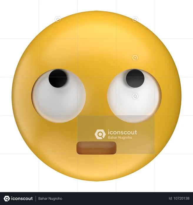 Rollende Augen Emoji Emoji 3D Icon