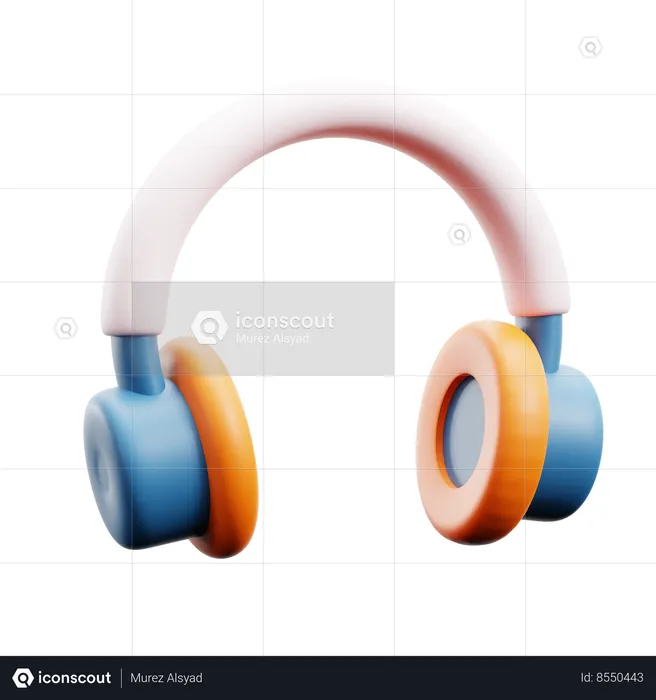 Auriculares  3D Icon