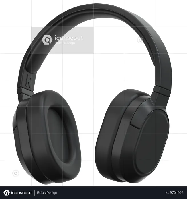 Auriculares  3D Icon