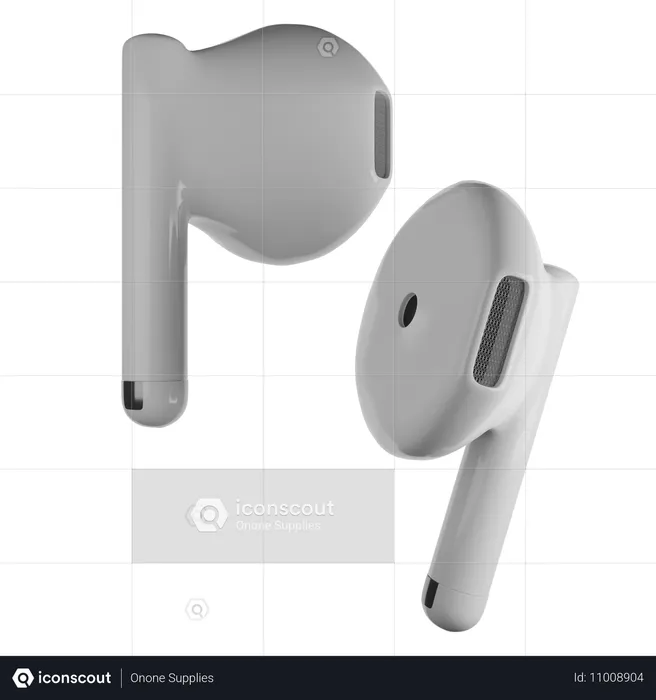 Auricular  3D Icon