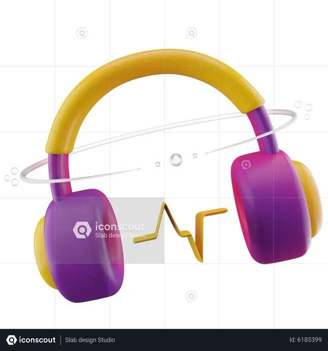 Auriculares  3D Icon