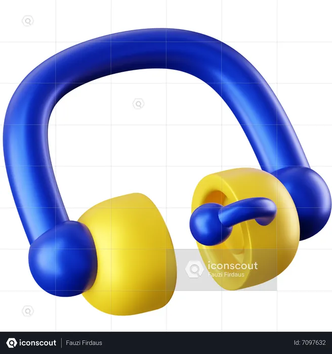 Auriculares  3D Icon