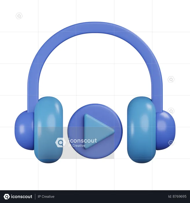 Auriculares  3D Icon