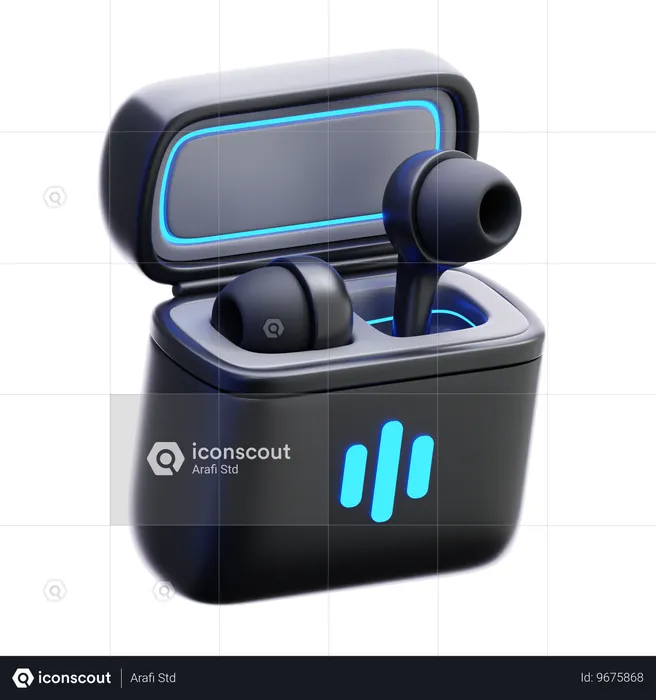 Auriculares  3D Icon