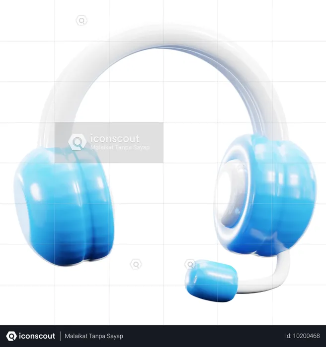 Auriculares  3D Icon