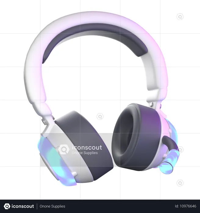 Auriculares  3D Icon