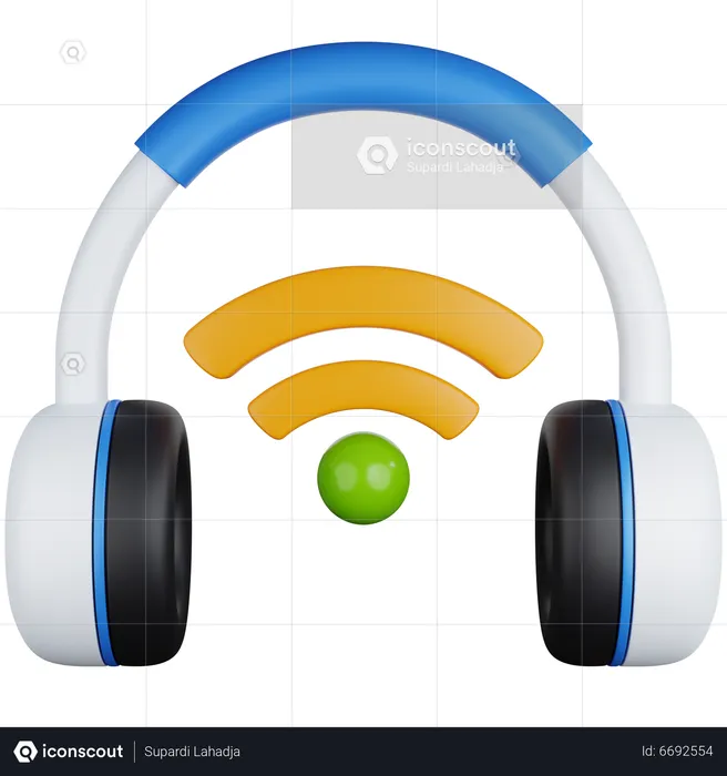 Auriculares inalámbricos  3D Icon