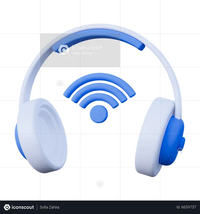 Auriculares inteligentes  3D Icon