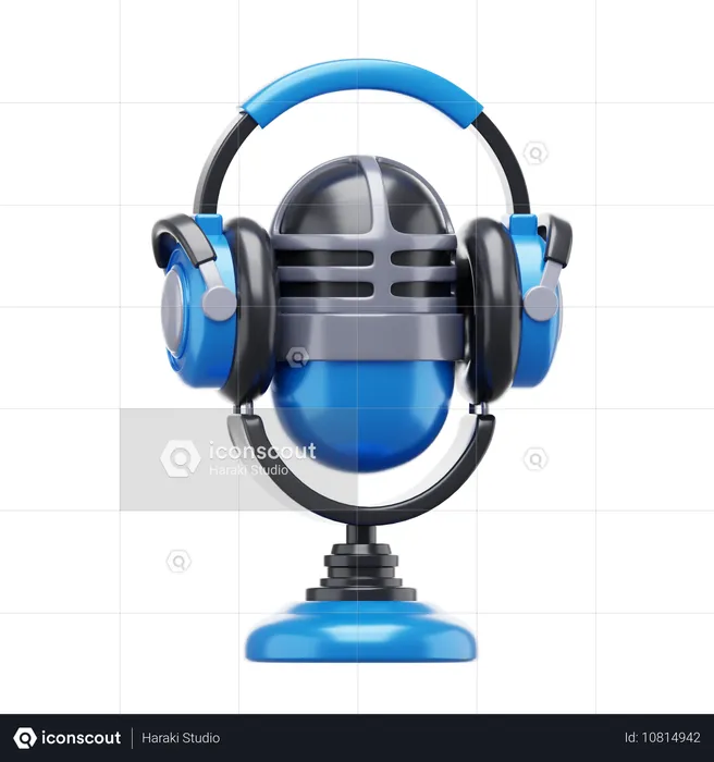 Micrófono para auriculares  3D Icon