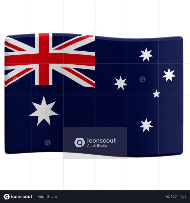 Australia Flag 3D Icon