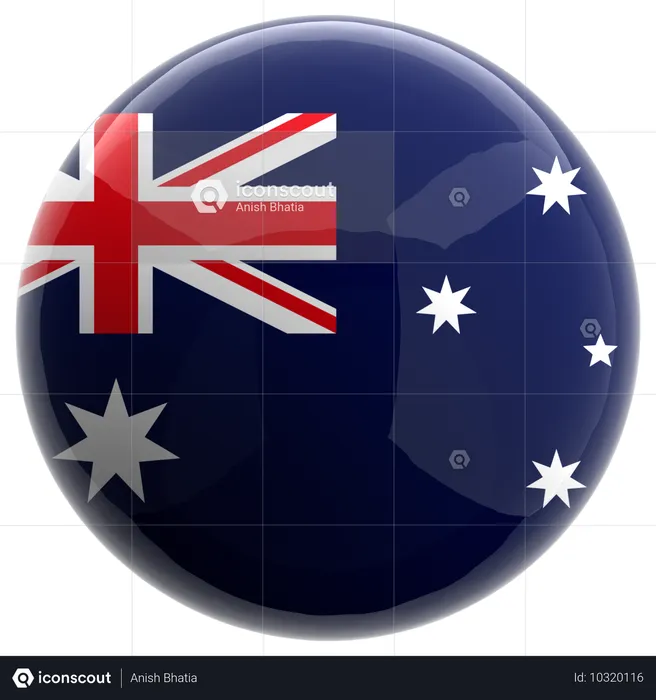 Australia Flag 3D Icon