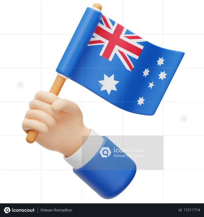 Australia Flag Flag 3D Icon