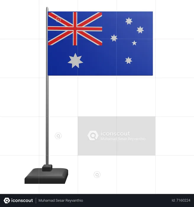 Australia Flag Flag 3D Icon