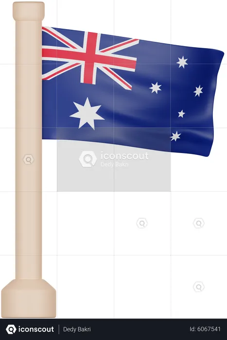 Australia Flag Flag 3D Icon