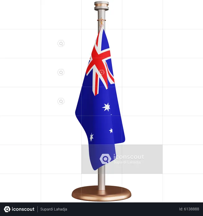 Australian Flag  3D Icon