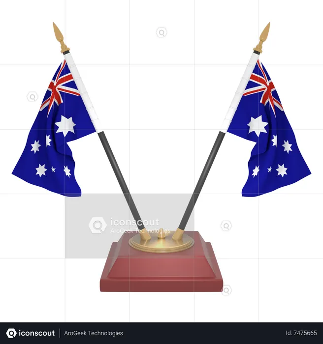 Australie Flag 3D Icon