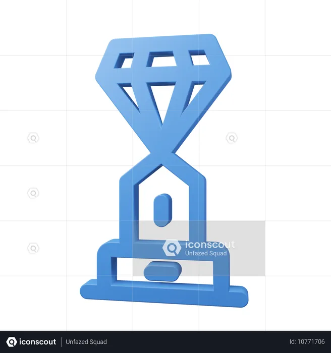 Auszeichnung trophäe  3D Icon