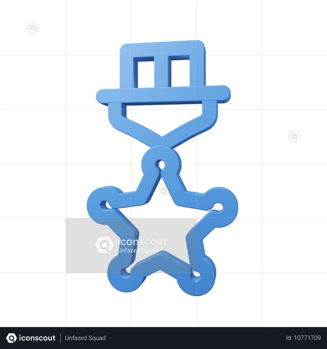 Auszeichnungsmedaille  3D Icon