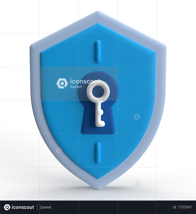 Authentication  3D Icon