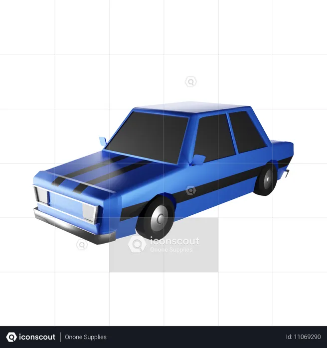 Auto  3D Icon