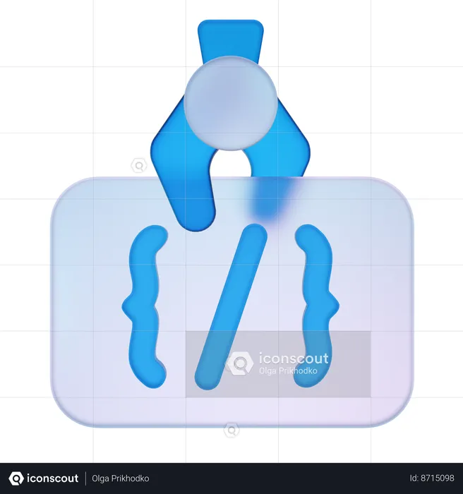 Auto Code Icematte  3D Icon