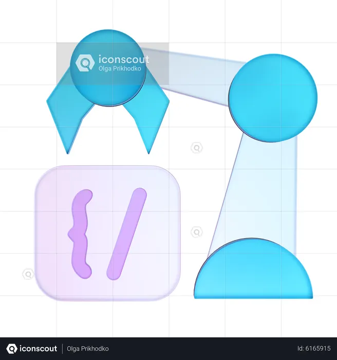 Auto Coder  3D Icon