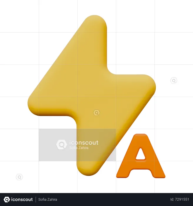 Auto Flash  3D Icon