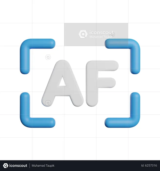 Auto Focus  3D Icon