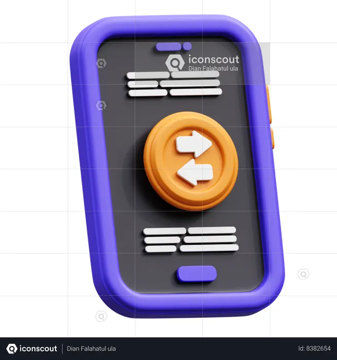 Auto Reply  3D Icon